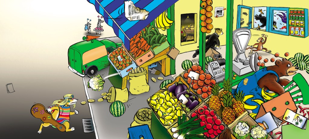 Dectective Paws Sp 06 fruit and veg shop