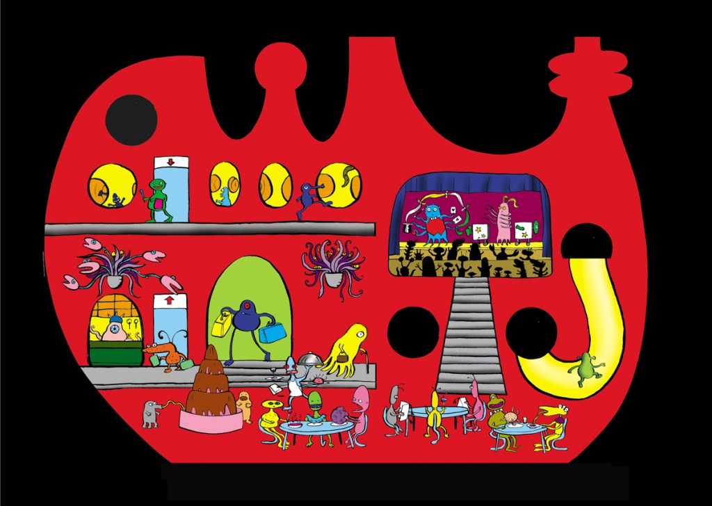 Space Voyagers 07 Sp alien city back section back