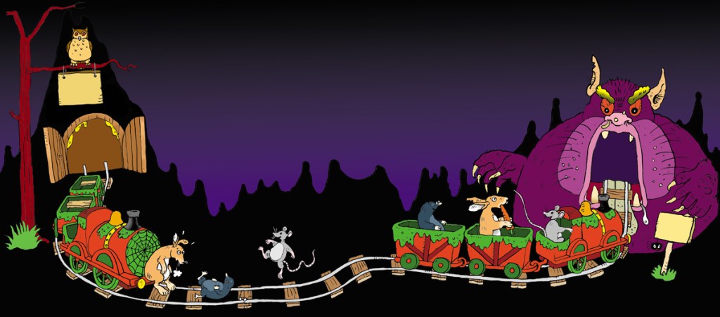 Spooky Ride front and back covers