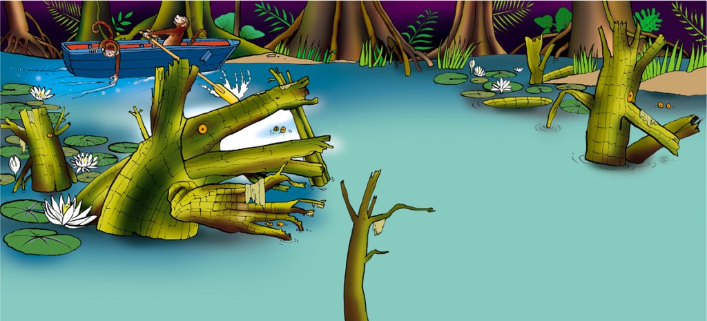 Watch out in the Jungle Sp 10 croc